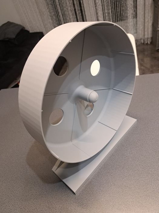 Ultra cichy kołowrotek dla Chomika 24 z podstawą cm