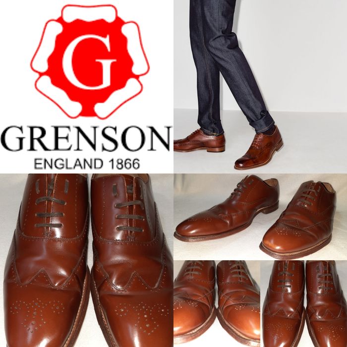 Туфли броги Grenson England 1866 p.42.5