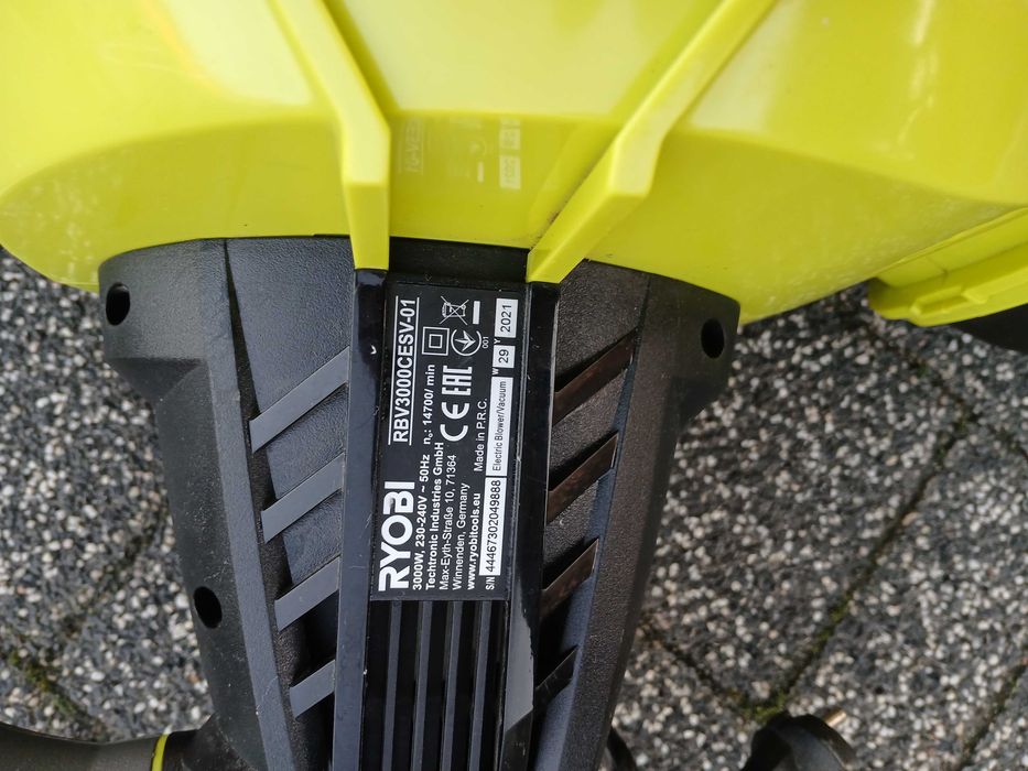 Odkurzacz / dmuchawa do liści 3w1 RYOBI