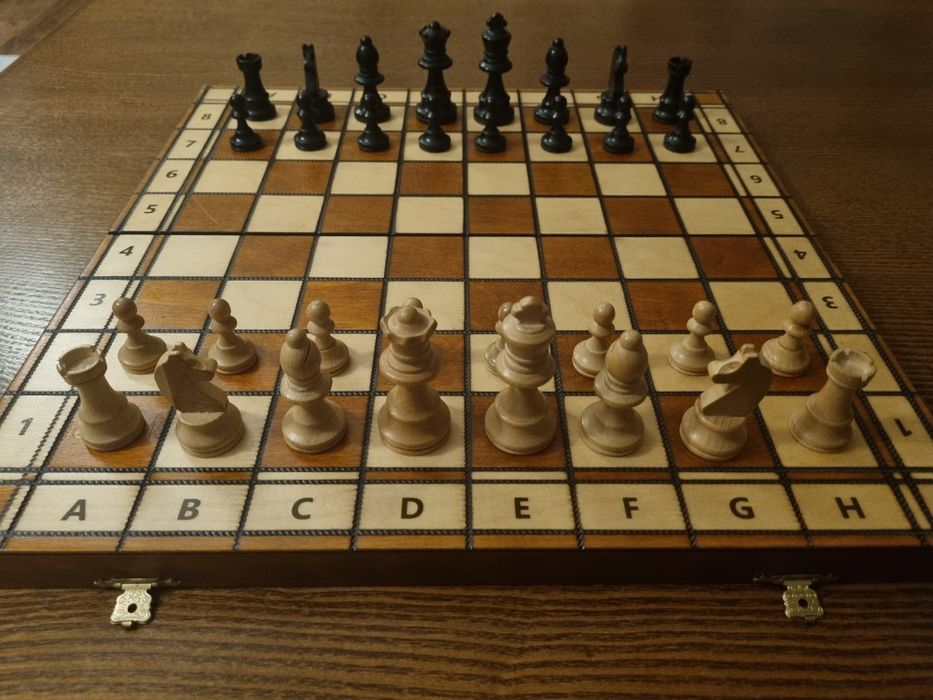 Szachy drewniane turniejowe nr 4