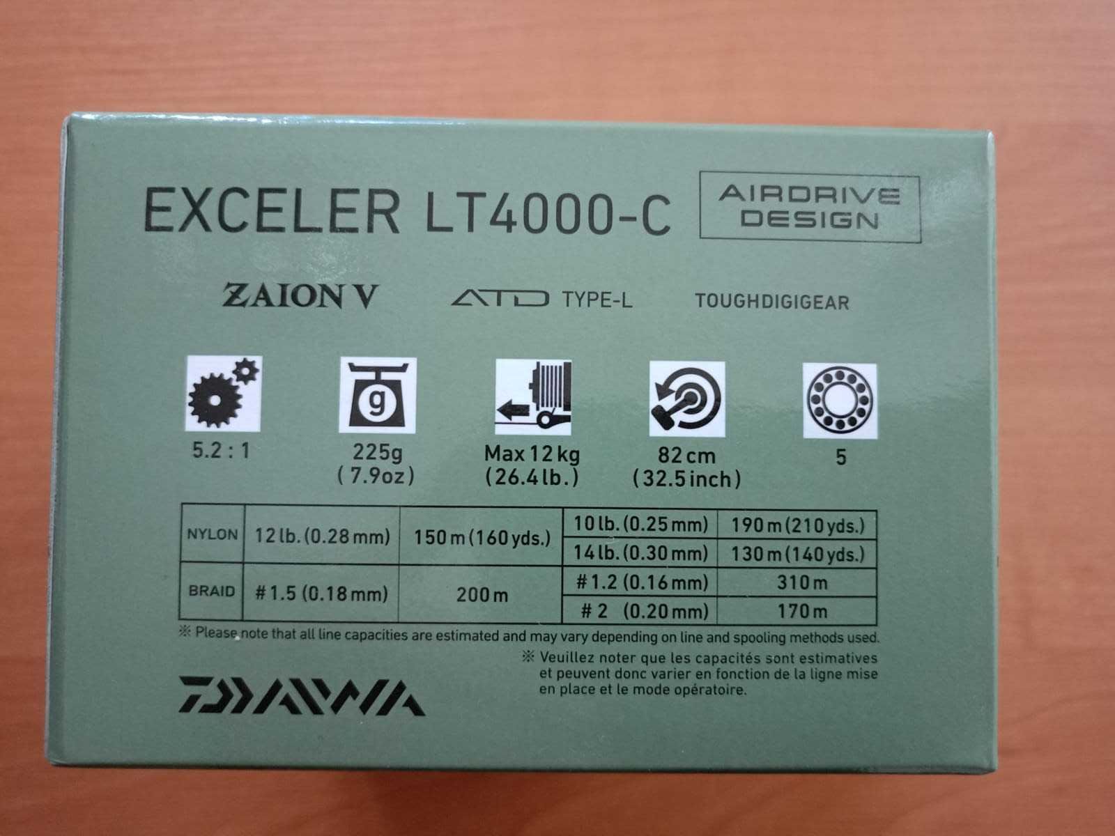 Катушка Daiwa 23 Exceler LT 4000-C