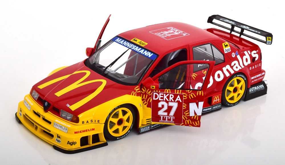 Model 1:18 Werk83 Alfa Romeo 155 V6 TI #27 McDonald's DTM ITC 1995