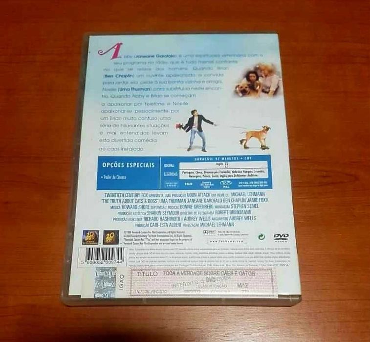 Toda a verdade sobre cães e gatos (Uma Thurman/Janeane Garofalo)