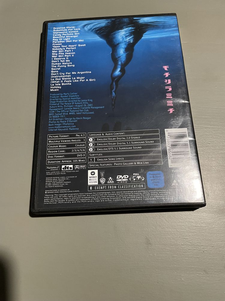 Madonna drowned world tour dvd