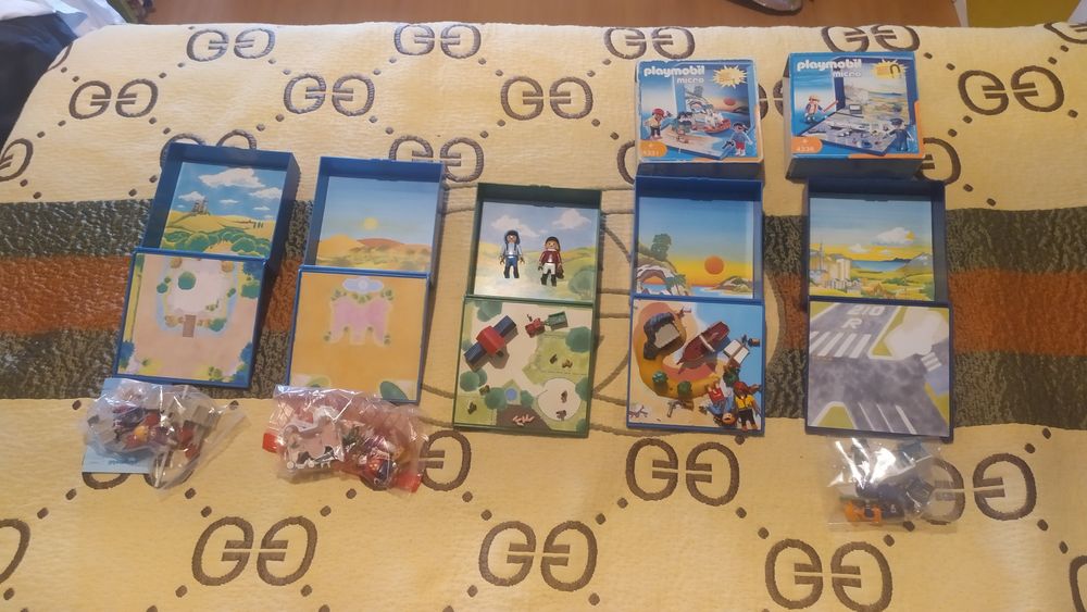 Playmobil 5 sets Caixas micro magnético