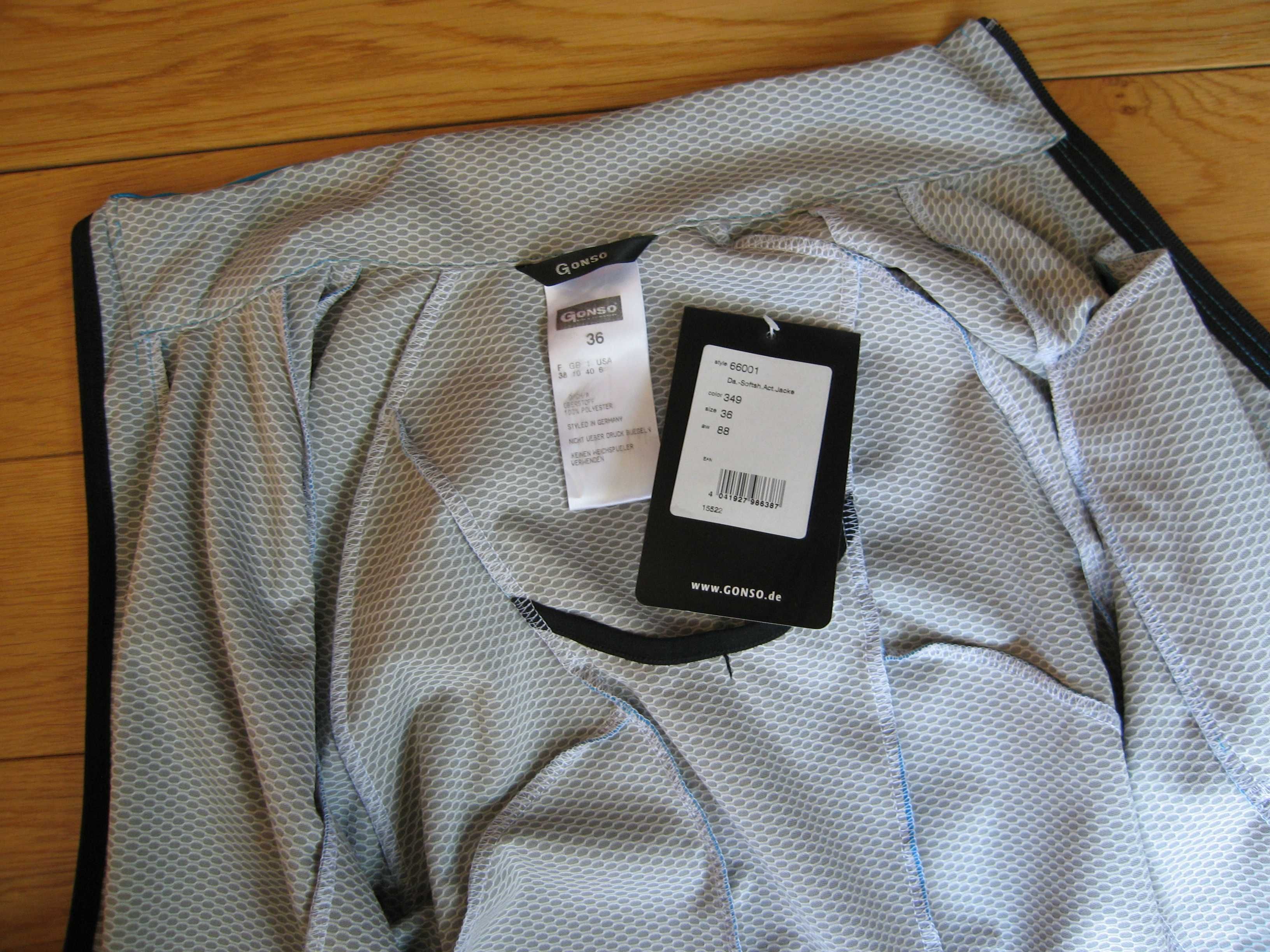 Softshell kurtka rower damska Gonso