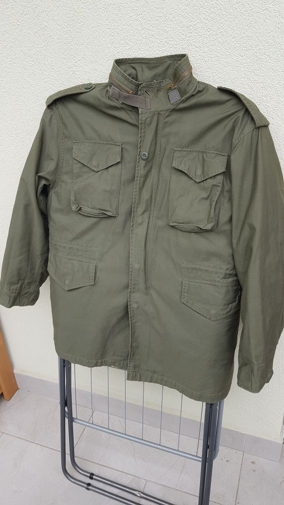 Kurtka M65 z podpinką, rozmiar L large regular olive green