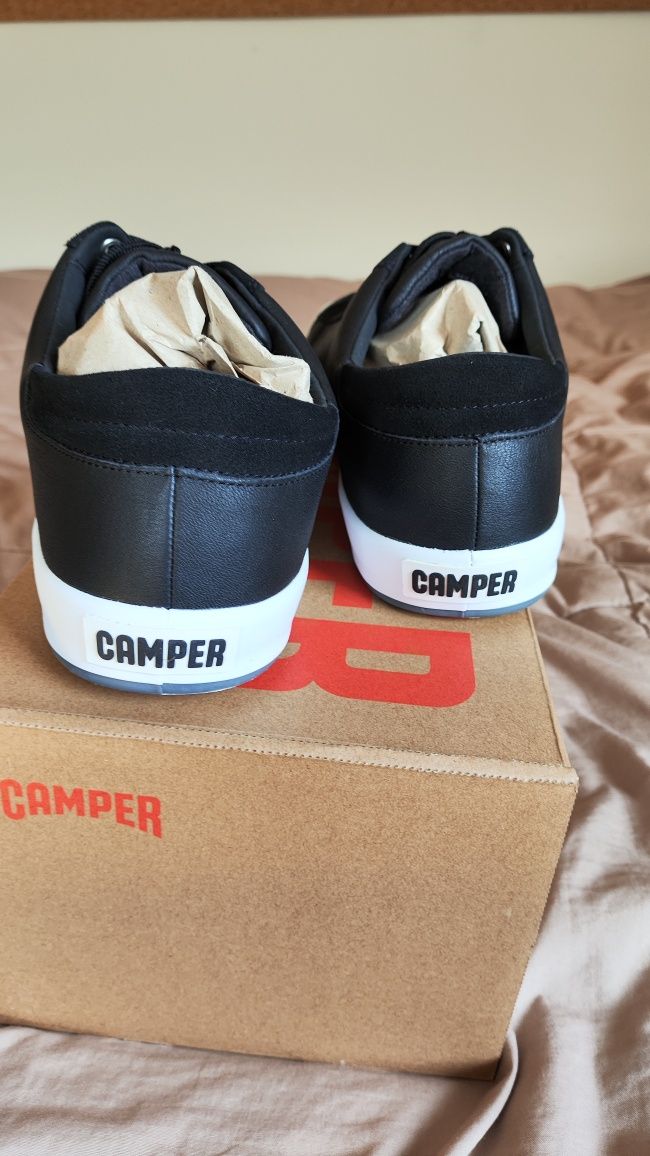 Camper Andtratx czarne skórzane sneakersy rozm 43