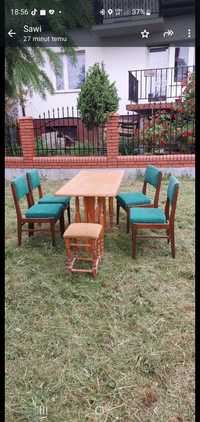 Stół plus krzesła Oddam za darmo