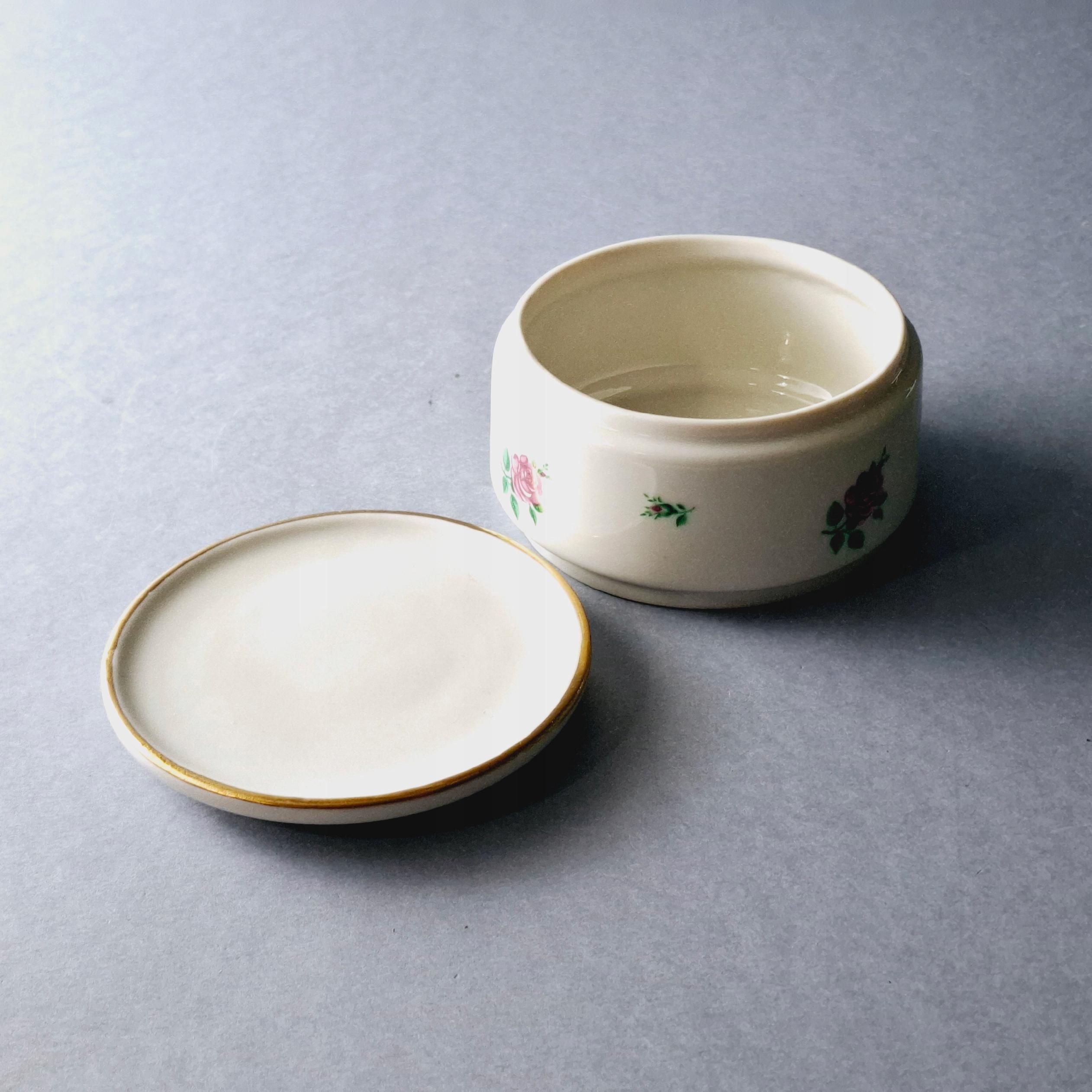 1960/70 porcelanowy pojemnik puzderko pracownia helmuta krugera