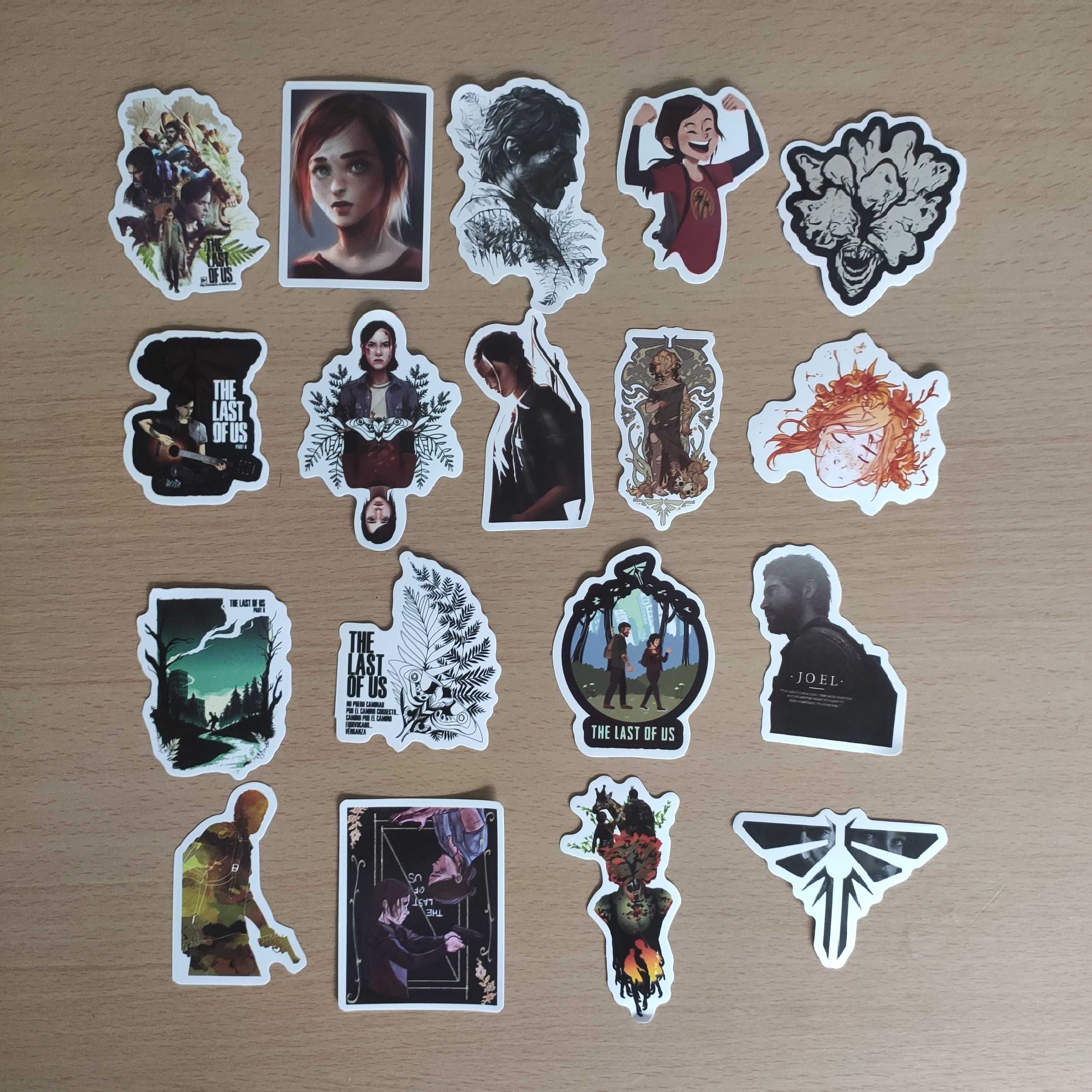 Packs 50 Stickers Autocolantes The Last Of Us