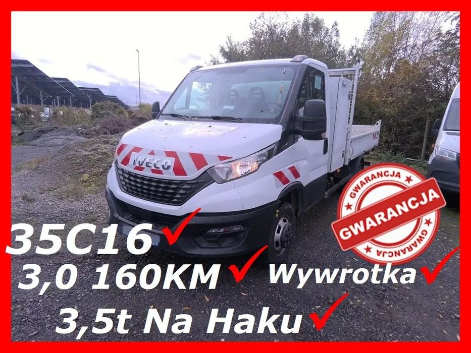 Iveco Daily 35C16  35C16 35C 3,0 160KM Bliźniak Wywrotka 3,5t Na HakU!! Klima