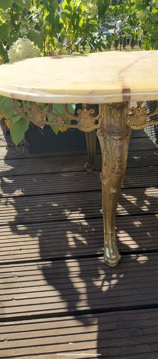 Eklektyczne nogi masywnego stolika ławy konsoli stół styl wiktoriańsk