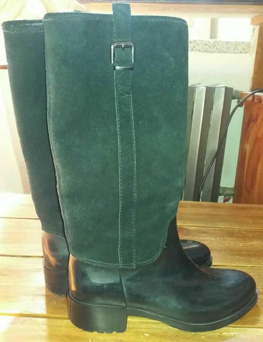 Резиновые сапоги женские черные утепленные inblu 38 размер