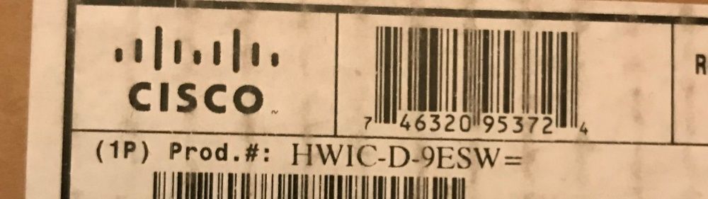 Модули Cisco HWIC-D-9ESW VWIC2-1MFT-T1/E1