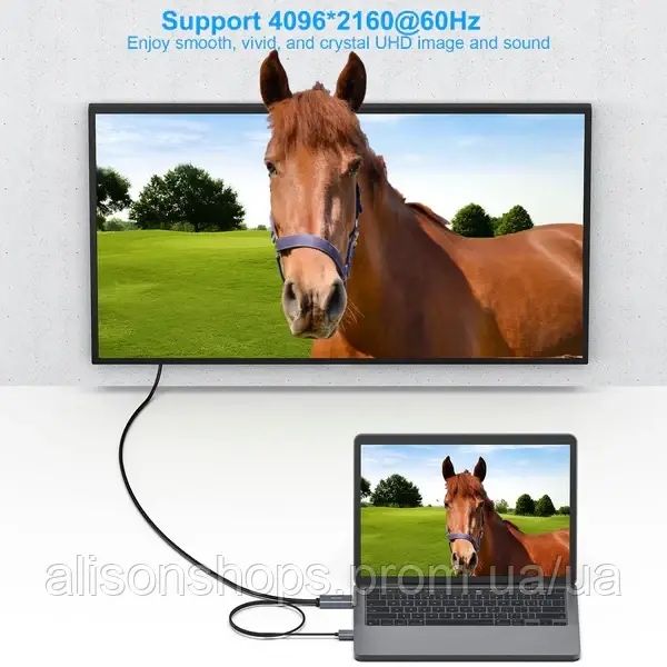 Кабель BENFEI HDMI-DisplayPort, від джерела HDMI до монітора Display