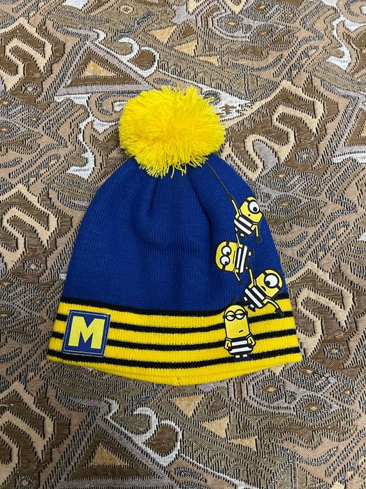 Шапочки вязанные зимние для мальчиков