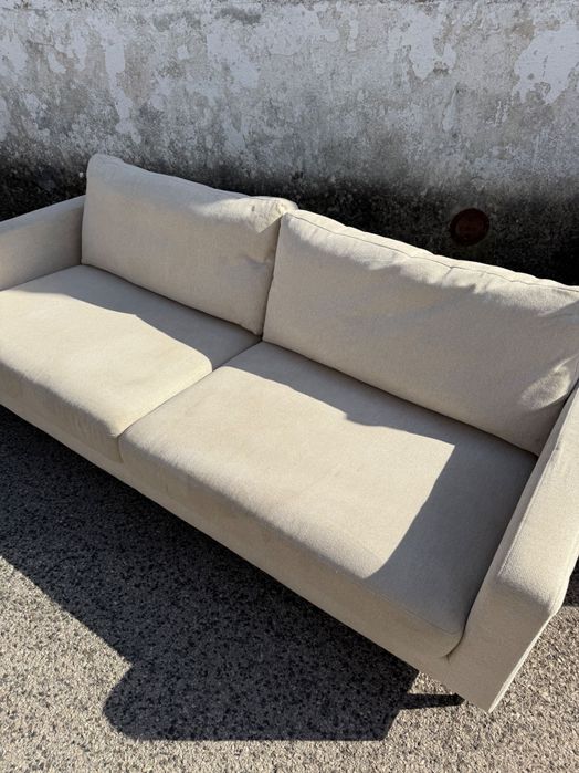 Sofá 3 Lugares Bege (Area)