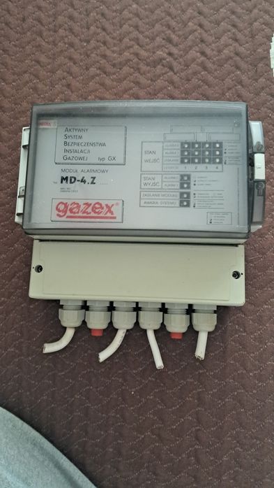 Gazex centralka moduł alarmowy sterujący do detekcji gazów