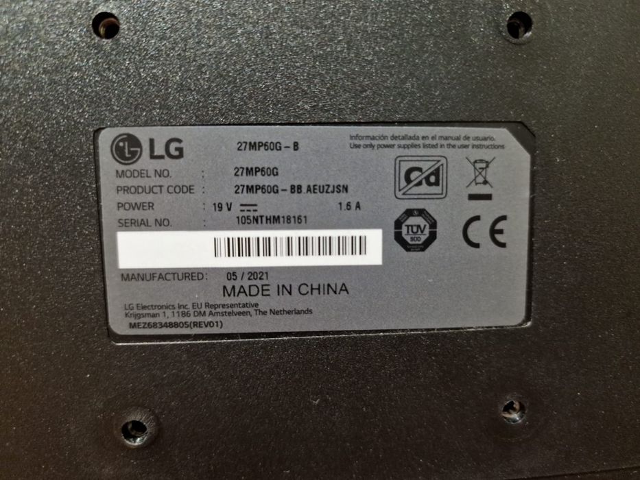 Monitor LG de 27''