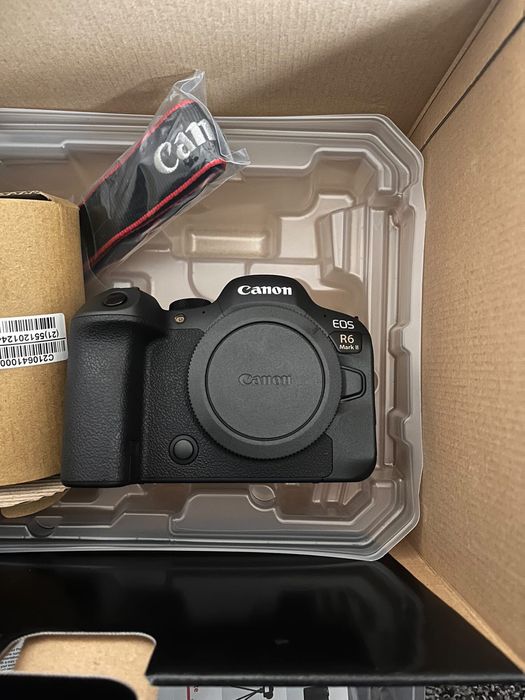 Câmera Canon EOS R6 Mark II Mirrorless, com lente RF24-105mm f/4-7.1