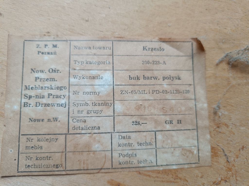 Krzesło PRL 200-223-A