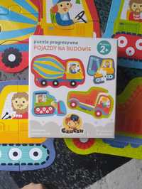 Puzzle czuczu 2+ pojazdy budowlane