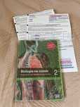 biologia na czasie 2 zakres podstawowy z okladka oraz dwoma testami