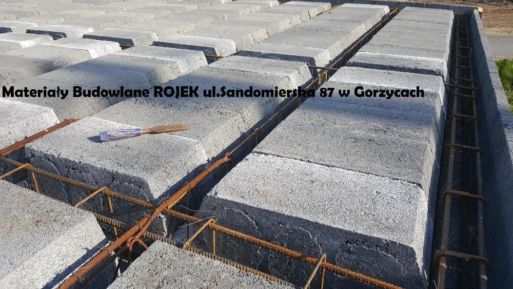 Strop betonowy TERIVA pustaki belki stropowe szalunkowe fundamentowe