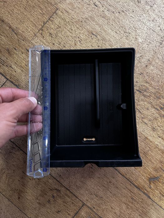 Conjunto 2 Bandeja caixa organizadora carro Tesla - Novo