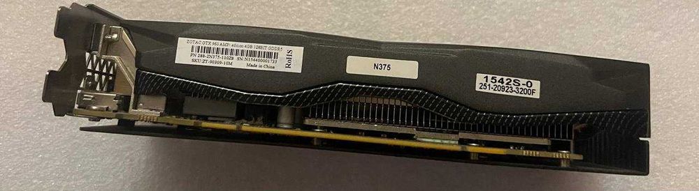 4Gb Zotac PCI-E GeForce GTX960 128bit 4Гб