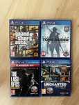 Gry ps4 (tlou remastered, ucharted: kolekcja nathana drakea, tr, gta