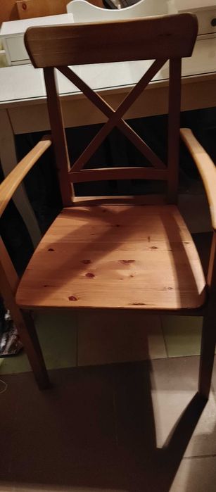 Ławka-skrzynia -stolek NOWY--drewno IKEA INGOLF-krzesla-szafka Leksvik