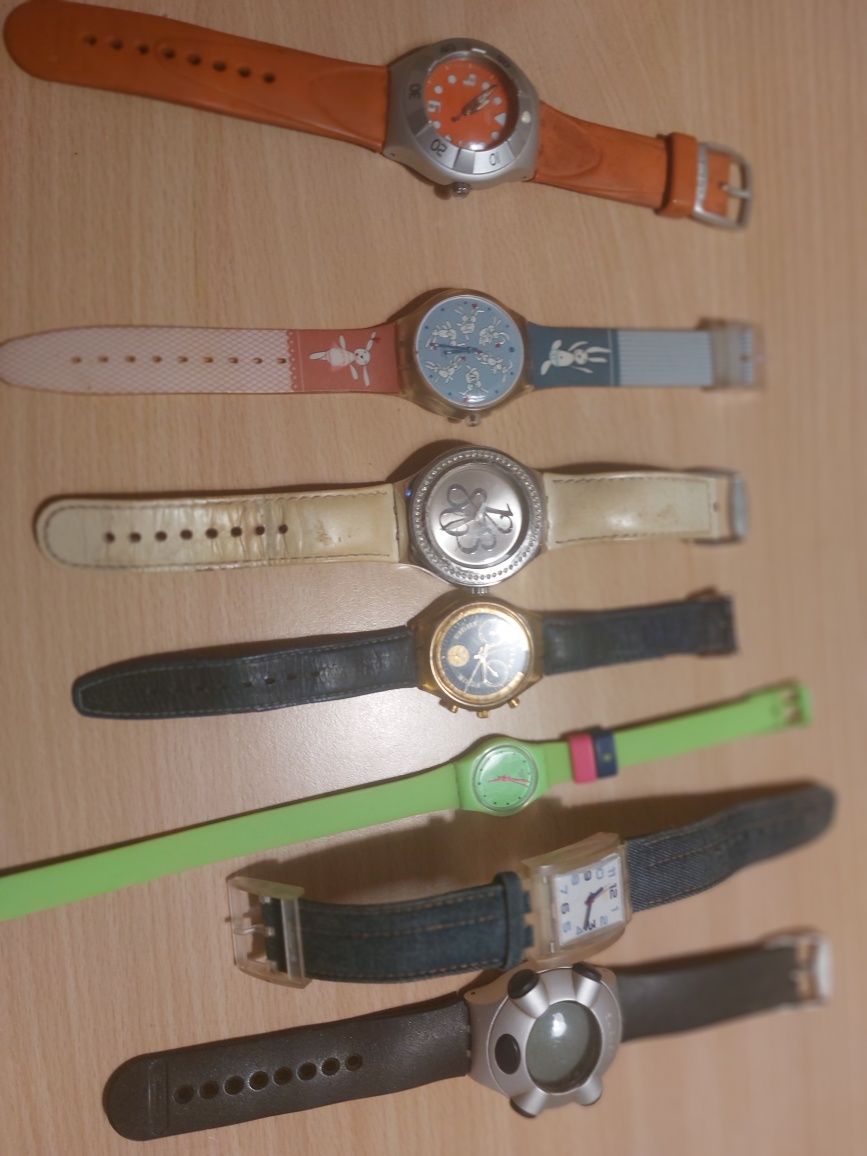 7 relogios swatch