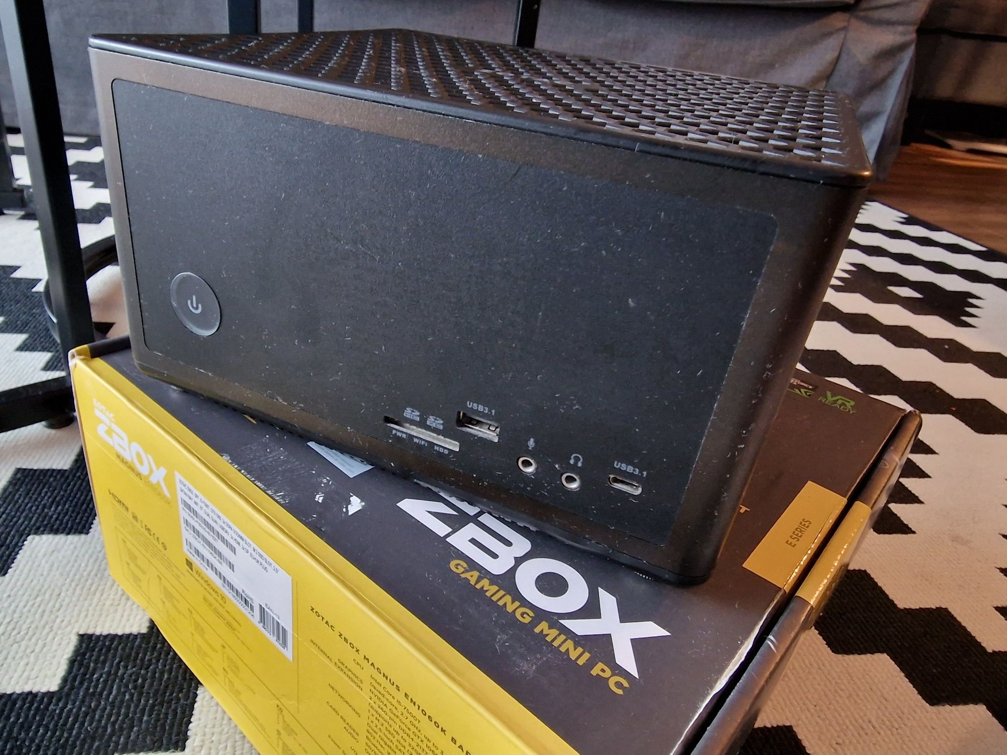 ZOTAC mini PC i5-7300HQ GTX1060 6GB SSD 16GB RAM W10 komputer do gier