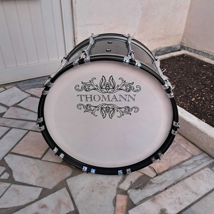 Thomann BD2614BL Marching Bass Drum + saco | como novo