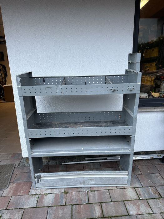 Szafka półka do zabudowy auta busa