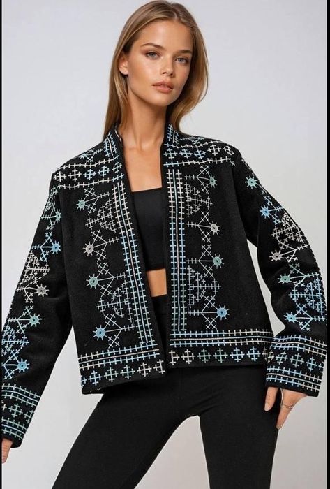 Жакет вишиванка, кашемір.