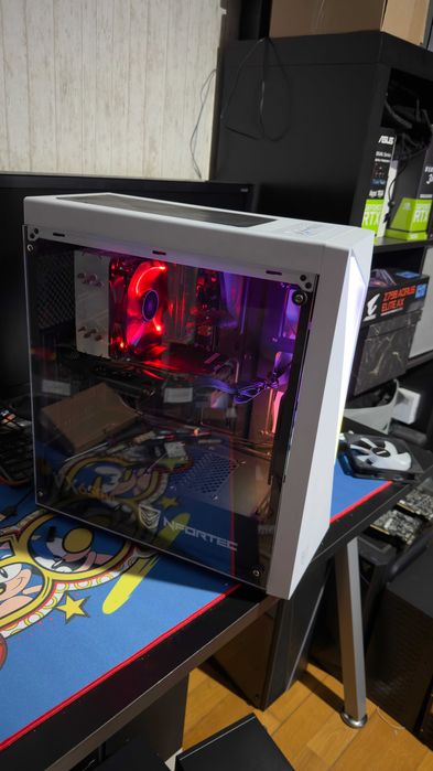 PC Gaming com RGB Xeon 8/16 16gb RX580 256gb nvme