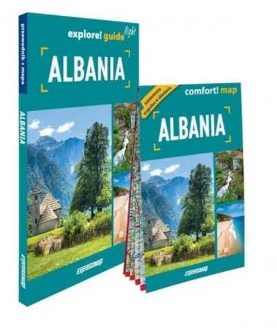 Explore! guide light Albania - przewodnik + mapa - praca zbiorowa