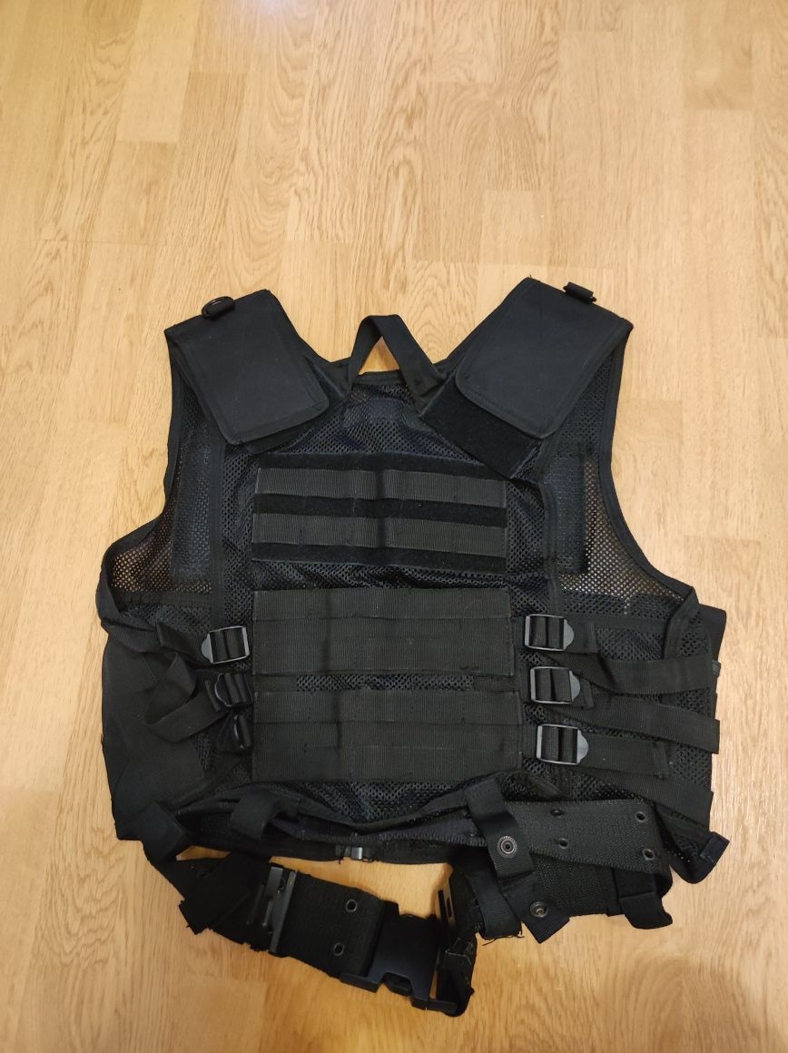 Kamizelka taktyczna Mil-Tec USMC - Black