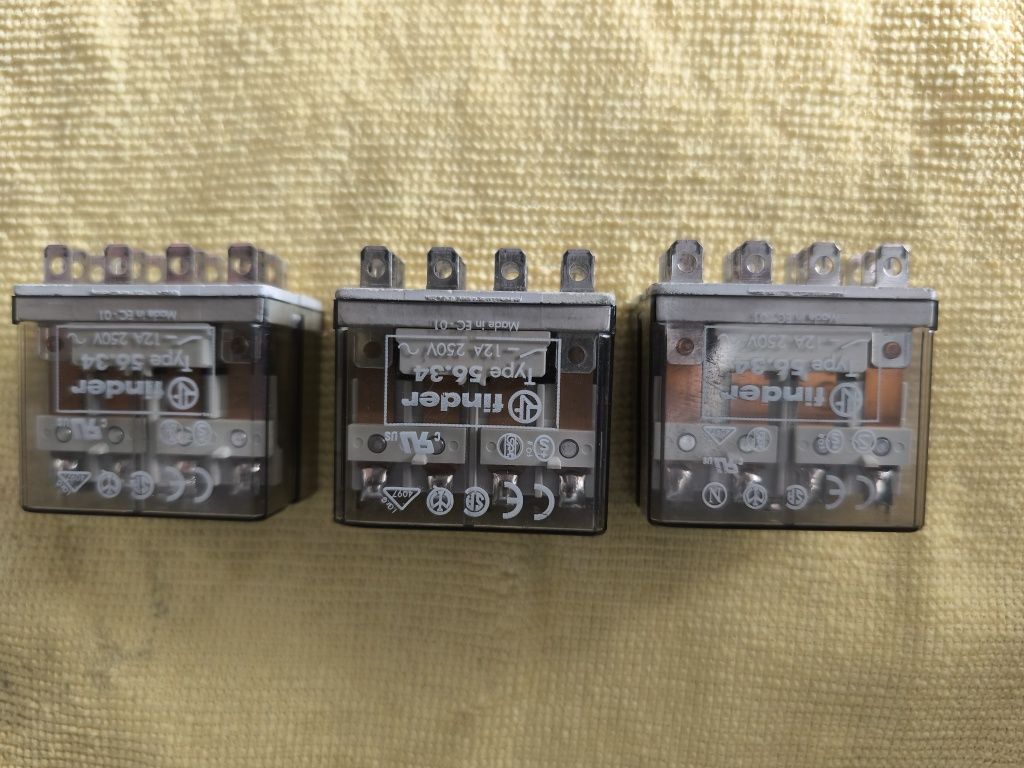 Miniaturowy przekaźnik przemysłowy do gniazd, seria 56.34