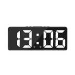 Budzik zegar elektroniczny LED cyfrowy alarm termometr USB X287
