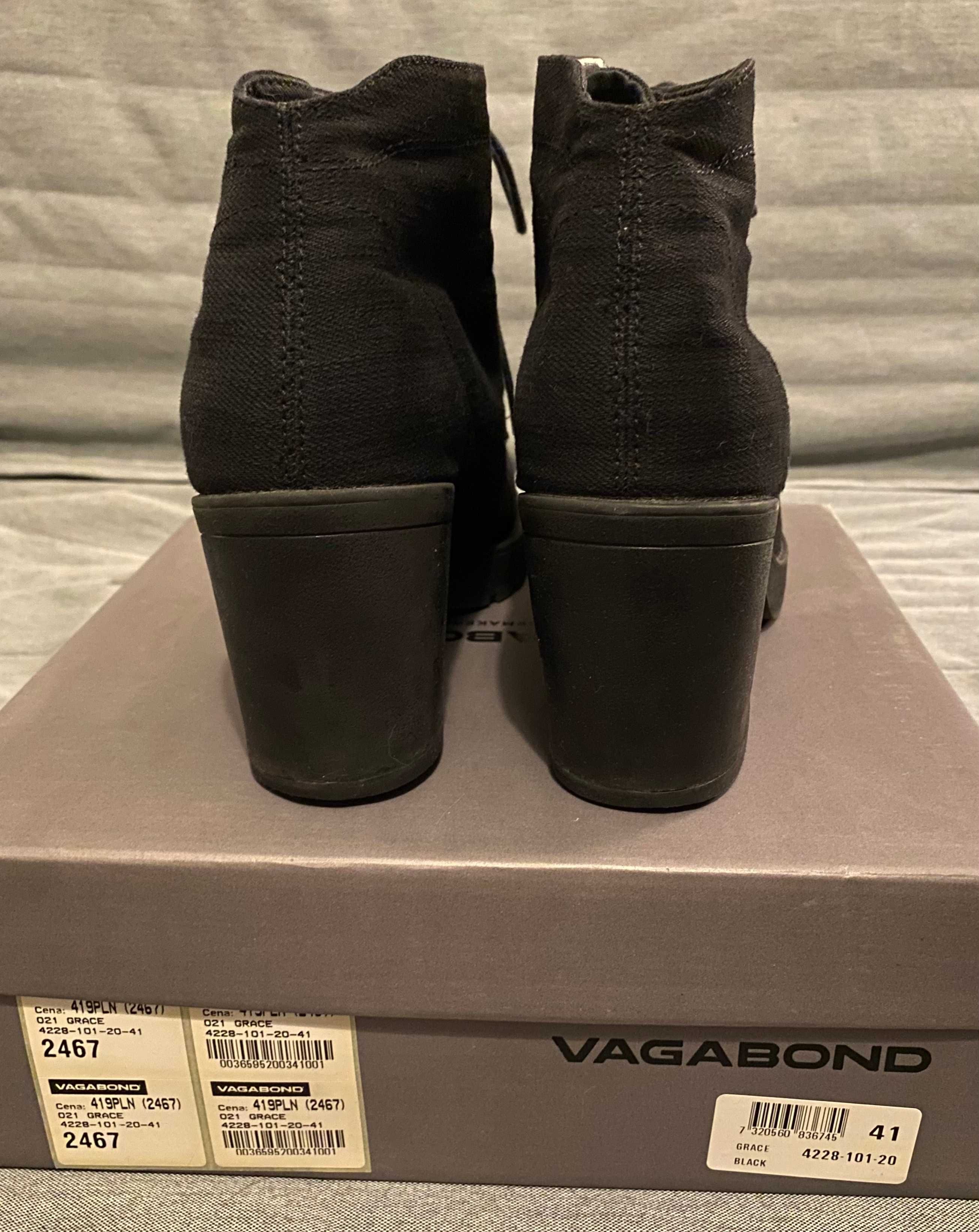 VAGABOND Buty damskie Model Grace Rozmiar 41 kolor czarny black