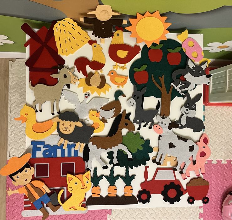 Фетрова ферма, звірі Монтессорі