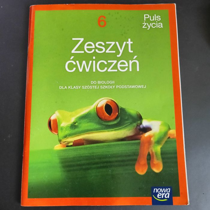 Zeszyt ćwiczeń biologia klasa 6 Puls życia Nowa Era 2022