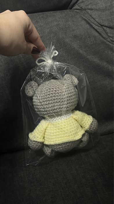 Вʼязані мішки на подарунок