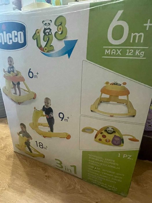 Нові дитячі ходунки Chicco — лише раз діставали з коробки