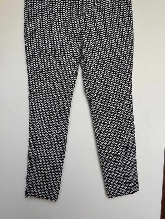 Spodnie damskie eleganckie wzorzyste cygaretki Calvin Klein chino