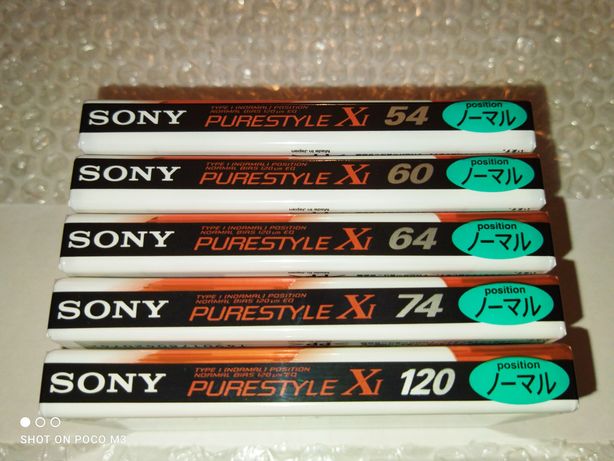 Аудиокассеты SONY PURESTYLE Xl Japan market аудио кассеты